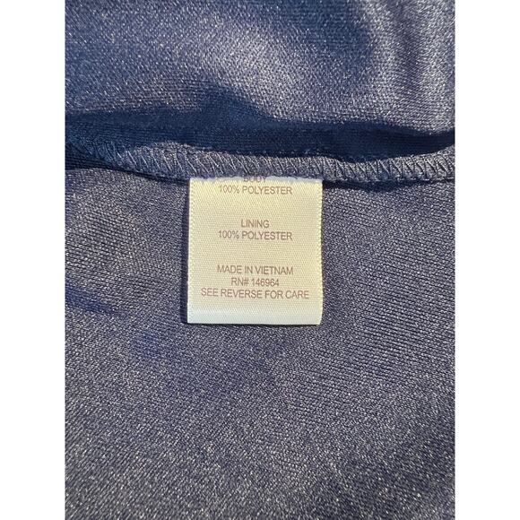 Signature by Robbie Bee Dress Fit and Flare Bias Cut Floral Midi Elegant Coastal - Picture 6 of 6